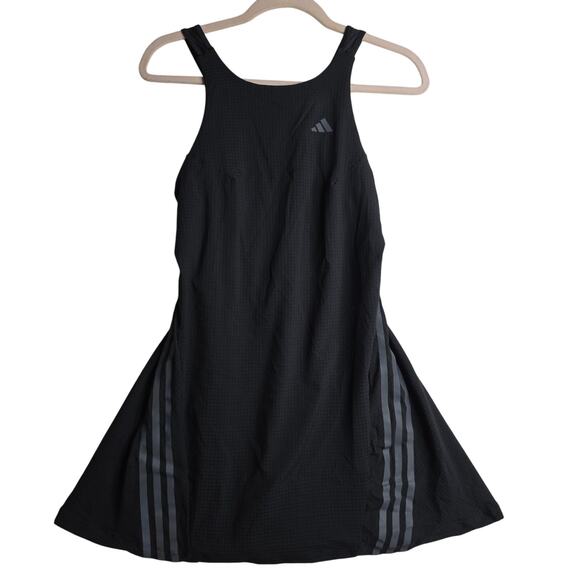 Adidas SzSm W's Run Icons 3 Stripes Summer Black Gray dress. Lightweight Outdoor - Picture 1 of 16